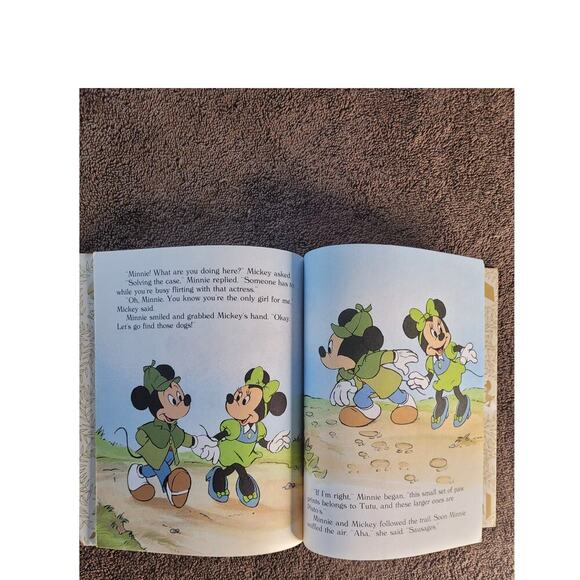 Mickey Mouse Detective Book Vintage 1985 - Picture 4 of 4